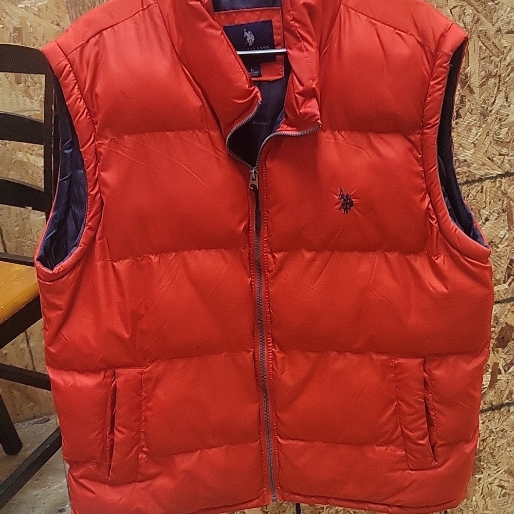 Polo Ralph Lauren Red Puffer Vest